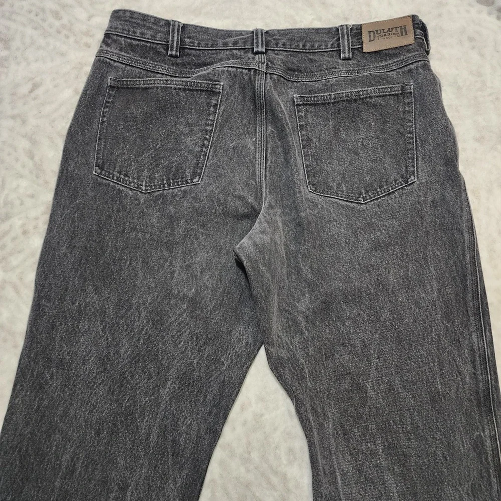 Duluth Trading Company Men's 38x30 Ballroom Relaxed Fit Jeans Straight Leg Denim